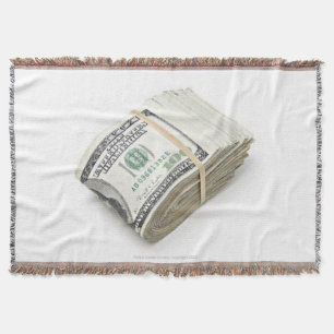 Dollars Throw Blanket