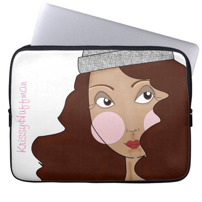 Dolled-up Laptop Sleeve (Front)