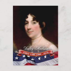 Dolley Madison, First Lady of the U.S. Postcard