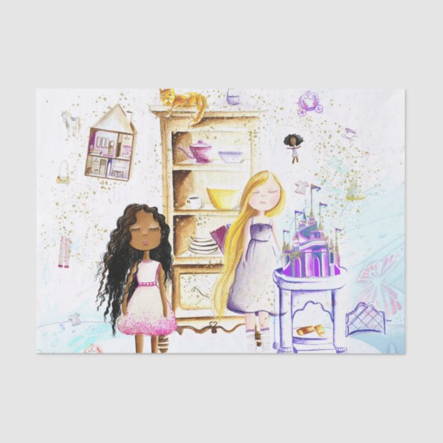 Dollhouse Tissue Paper (Front)