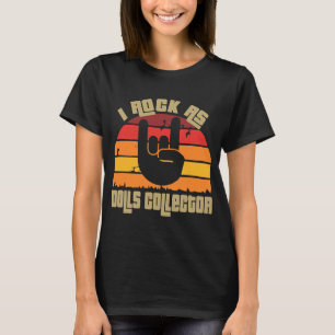 Dolls Collector Sun Vintage Style Colourful T-Shirt