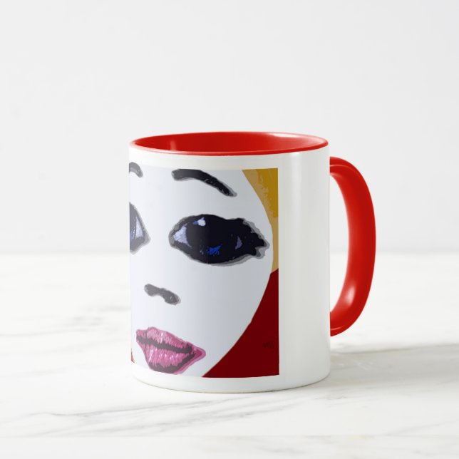 Dolls Face Mug (Front Right)
