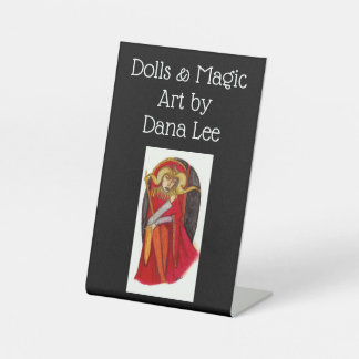 Dolls & Magic Pedestal Sign