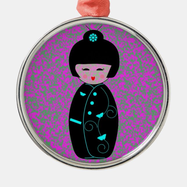 Dolls Metal Ornament (Front)