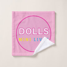 Dolls Mini Vit Le Linge Officiel De Lavage