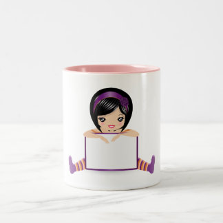 dolls sign full Two-Tone coffee mug