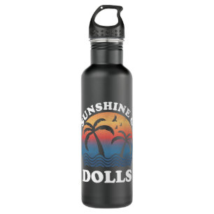 Dolls Sunshine and Dolls Vintage Funny Dolls 710 Ml Water Bottle