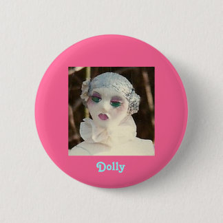 Dolly 2 Inch Round Button