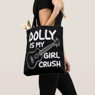 Dolly Country Music Western Southern Cowgirl Dance Tote Bag