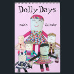 Dolly Days Calendar<br><div class="desc">Dolly Days Calendar
Design by Poramit</div>