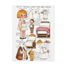Dolly Dingle Joins the Red Cross Nursing PaperDoll
