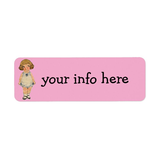 DOLLY DINGLE RETURN ADDRESS LABELS (Devant)
