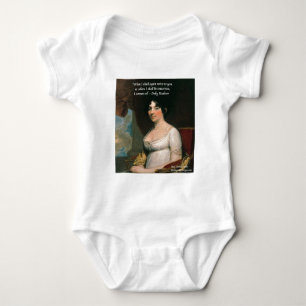 Dolly Madison & Famous Where I'll Be Quote Baby Bodysuit