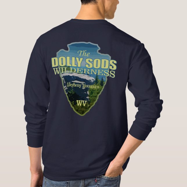 Dolly Sods WA (arrowhead) T-Shirt (Back)