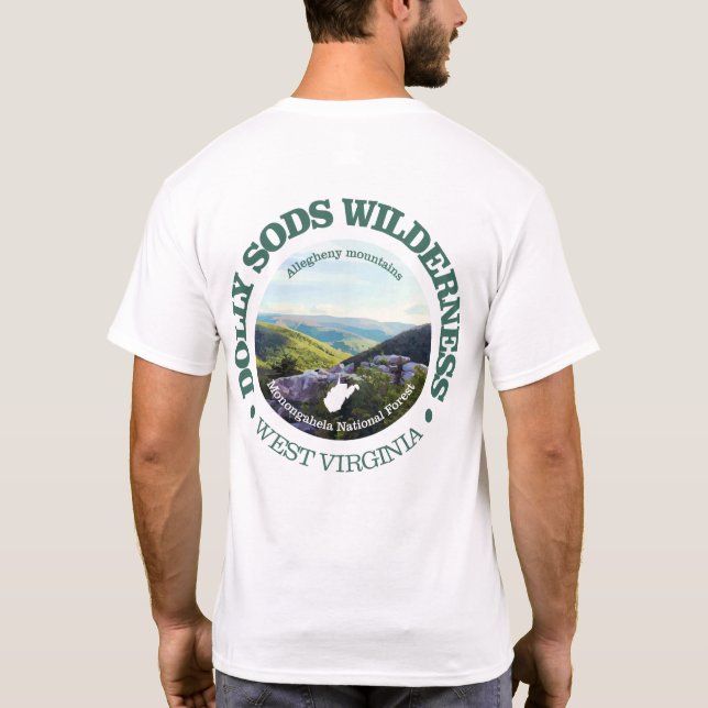 Dolly Sods Wilderness Area T-Shirt (Back)