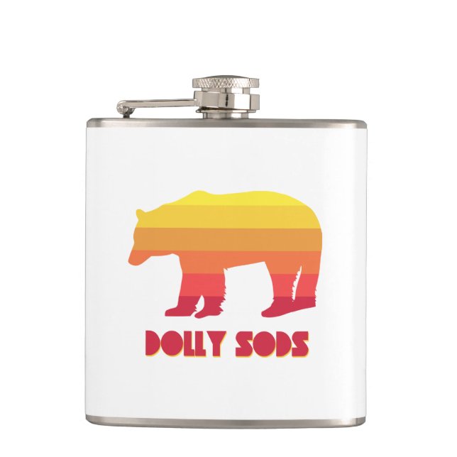 Dolly Sods Wilderness Bear Hip Flask (Front)
