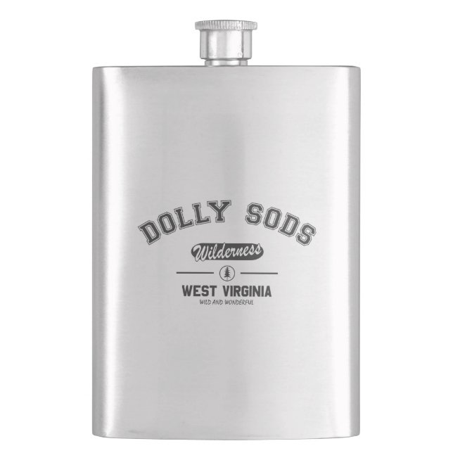 Dolly Sods Wilderness Hip Flask (Front)