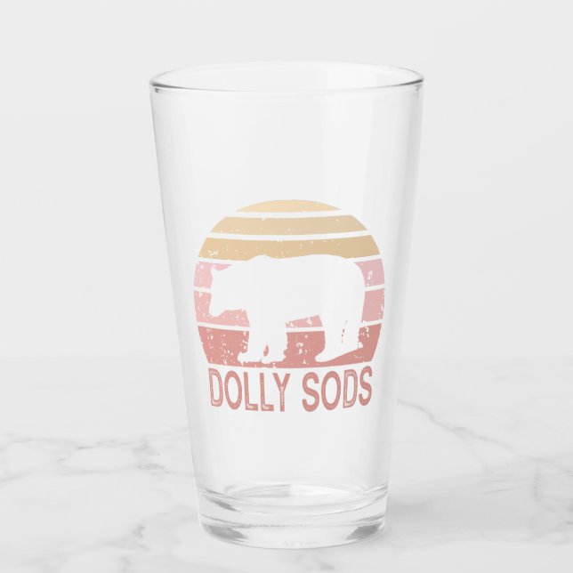 Dolly Sods Wilderness Retro Bear Glass (Front)
