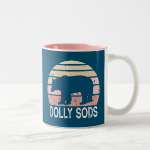 Dolly Sods Wilderness Retro Bear Two-Tone Coffee Mug
