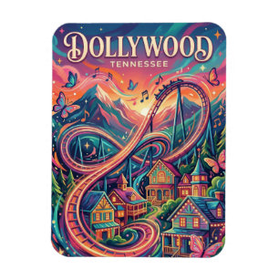 Dollywood Tennessee Magnet
