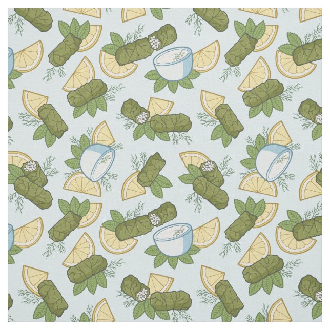 Dolmadakia Pattern Fabric (Swatch)