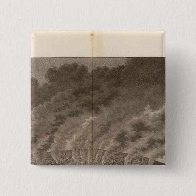 Dolomieu 2 Inch Square Button (Front)