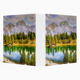 Dolomite Mountains and Lake Stunning Landscape Binder