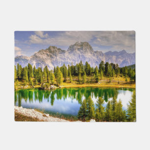 Dolomite Mountains Italy Doormat