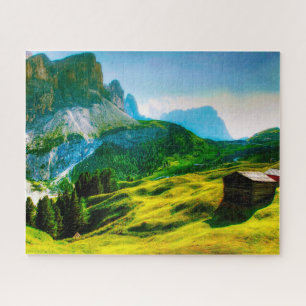 Dolomite Mountains. Jigsaw Puzzle