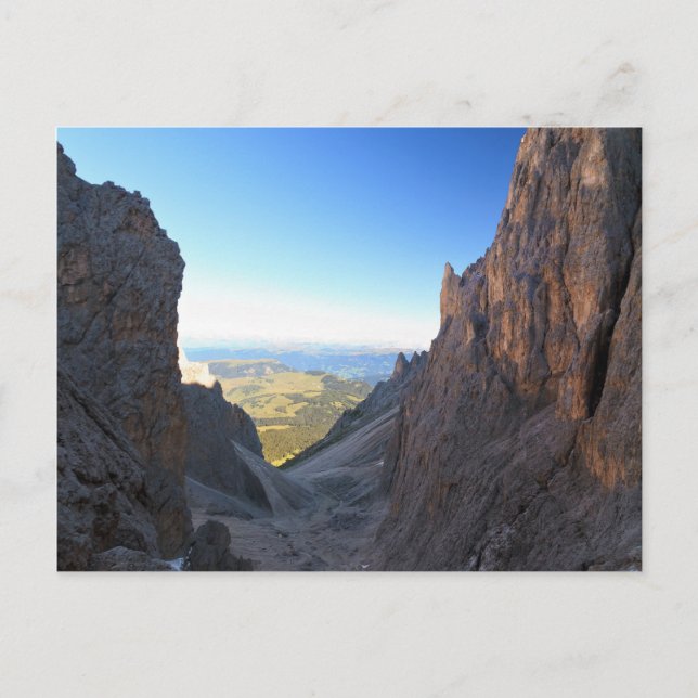 Dolomites at morning postcard (Front)