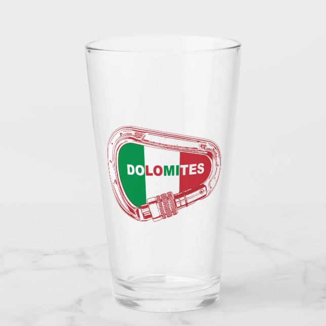 Dolomites Climbing Carabiner Glass (Front)