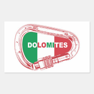 Dolomites Climbing Carabiner Sticker