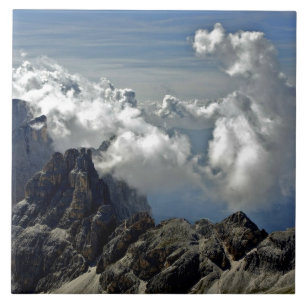 Dolomites Mountain Range Tile
