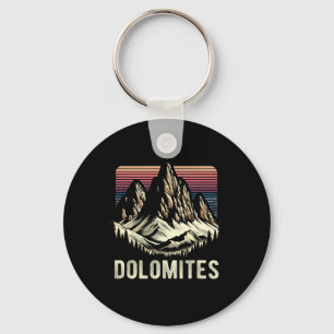 Dolomites Mountains Dolomitic Alps Climbing Hiking Keychain