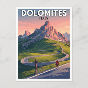 Dolomites, Passo Giau Cortina d’Ampezzo Italy Postcard