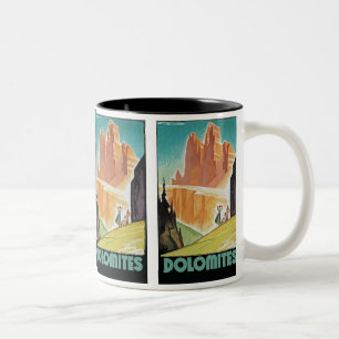 Dolomites Two-Tone Coffee Mug