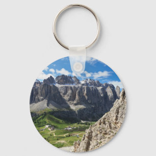 Dolomiti - Sella group and Gardena pass Keychain