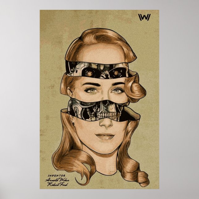 Dolores from Westworld  SciFi Robot Artwork Poster (Front)