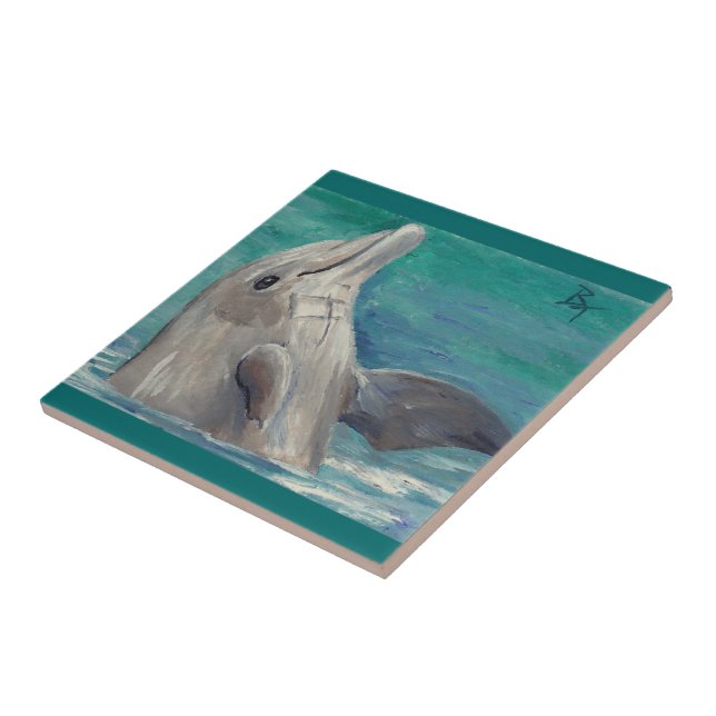 Dolphin aceo tile (Side)