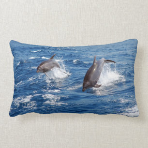 Dolphin Adventure Lumbar Pillow