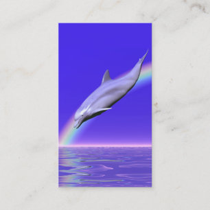 Dolphin and Rainbow Business Card