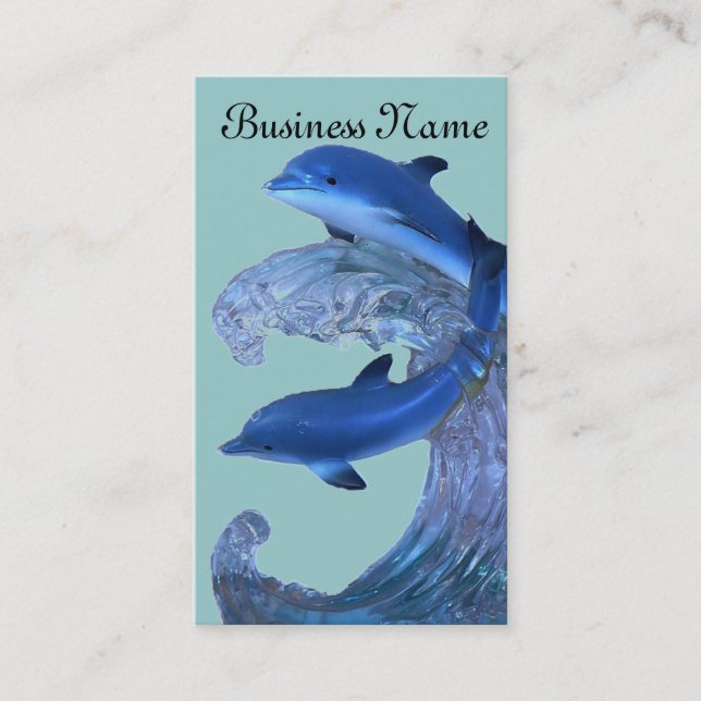 Dolphin Art Carte de visite (Devant)