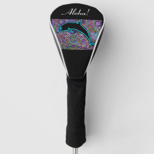 Dolphin Art Design  Golf Head Cover