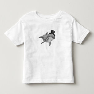 Dolphin as Gentleman with Top hat