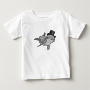 Dolphin as Gentleman with Top hat