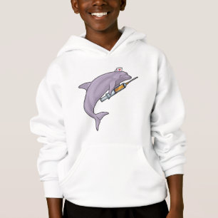 Dolphin as Nurse with Syringe