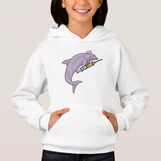 Dolphin as Nurse with Syringe (Front)