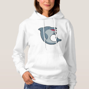 Dolphin at Singing with Microphone Hoodie