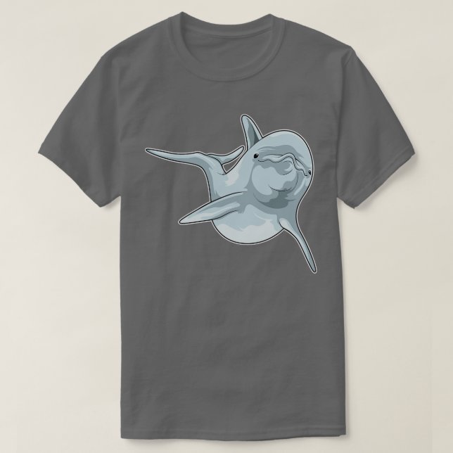 Dolphin at Swimming T-Shirt (Design Front)