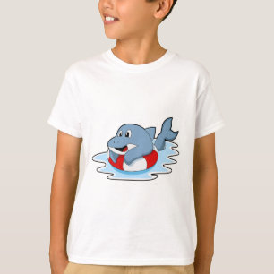 Dolphin at Swimming with Swim ring.PNG T-Shirt